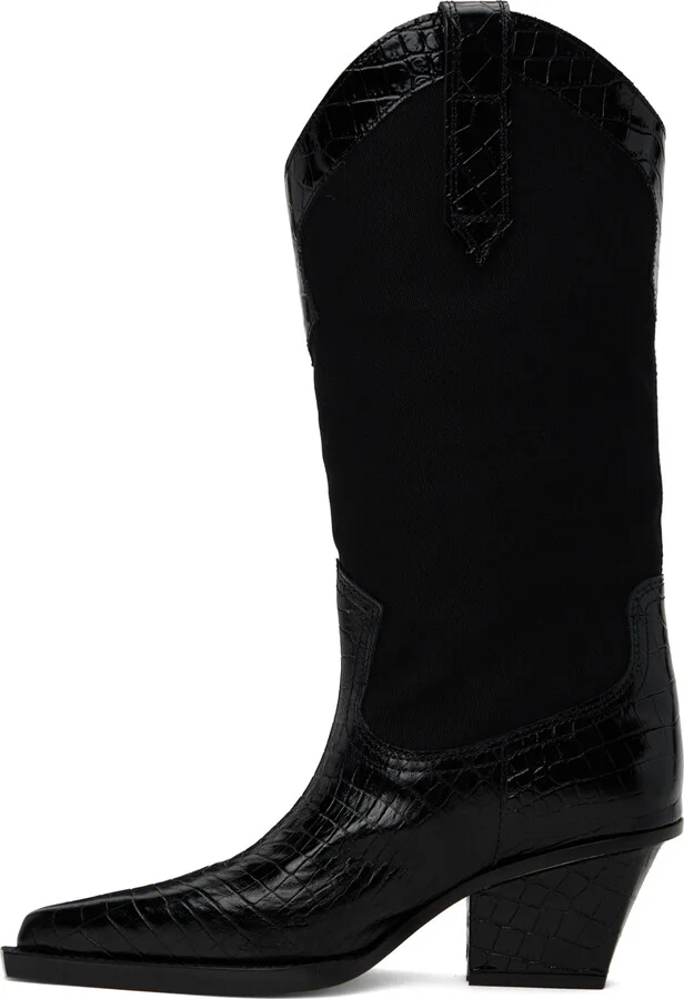 Paris Texas Black Rosario Boots - Image 3