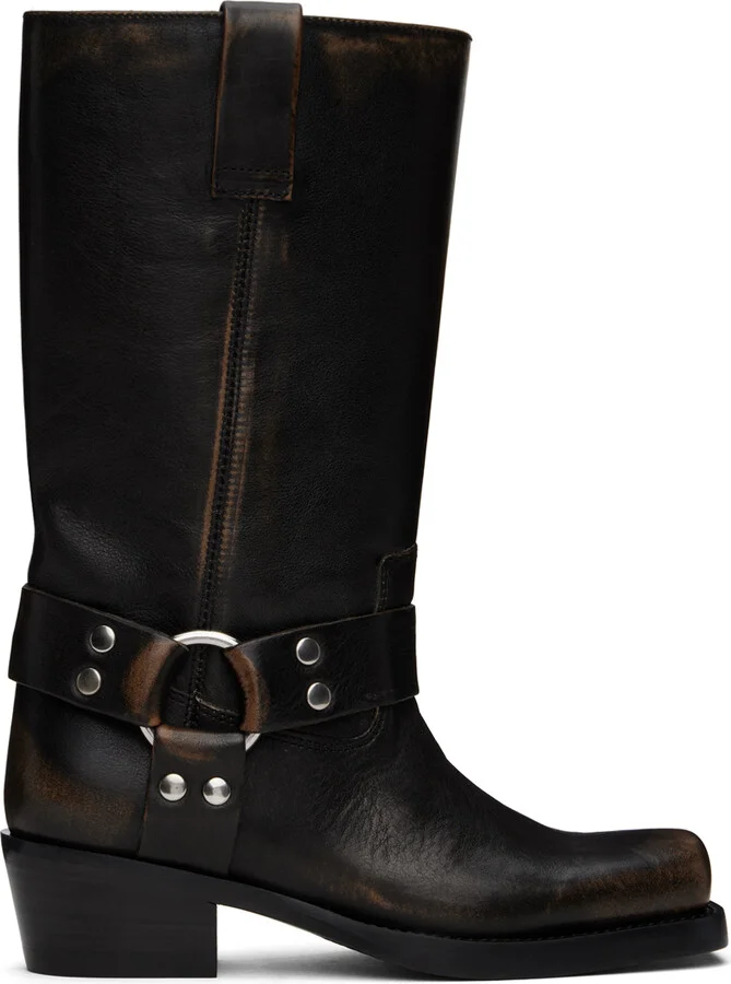 Paris Texas Black Roxy Boots