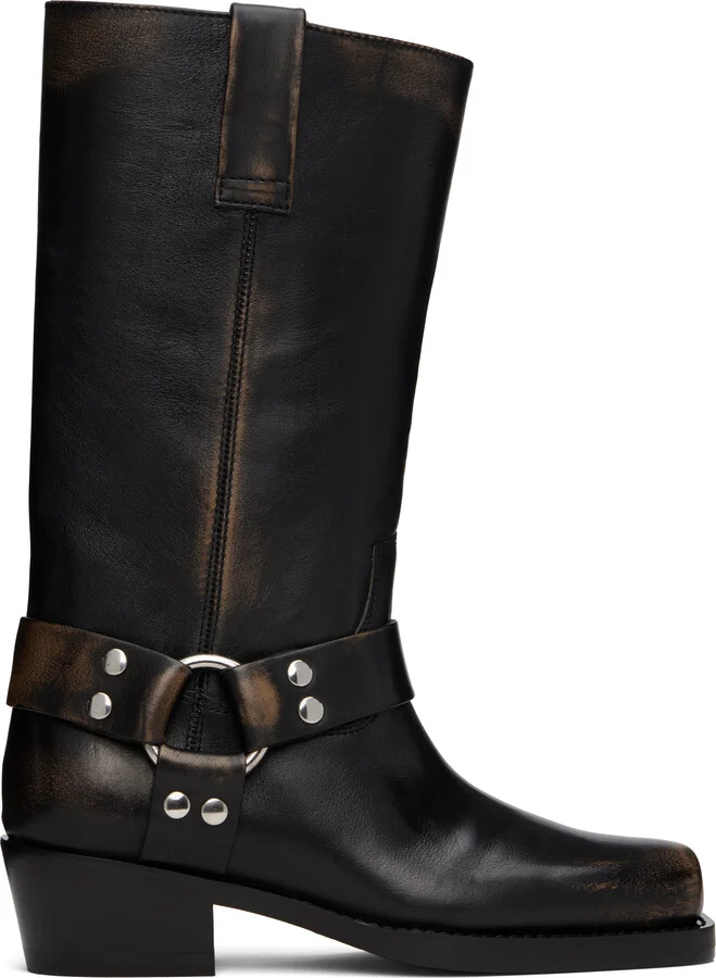 Paris Texas Black Roxy Boots