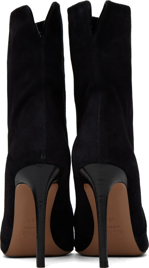 Paris Texas Black Stiletto 105 Boots - Image 2