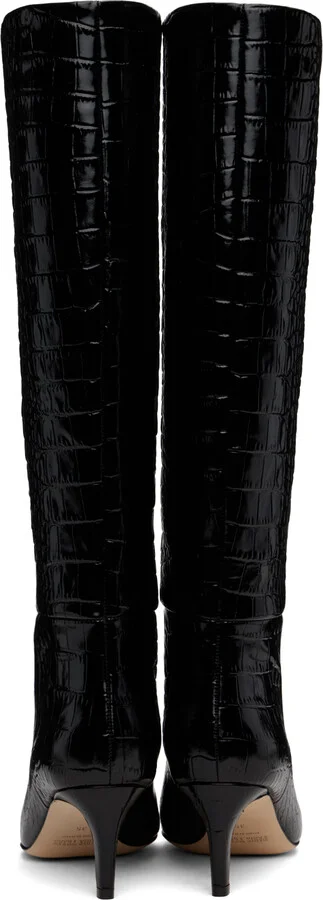 Paris Texas Black Stiletto 60 Tall Boots - Image 2