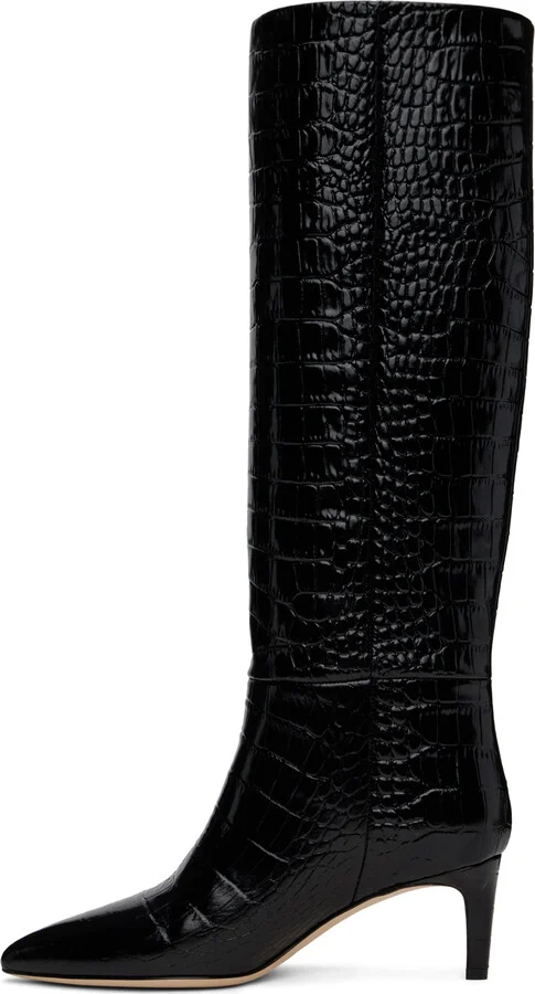 Paris Texas Black Stiletto 60 Tall Boots - Image 3