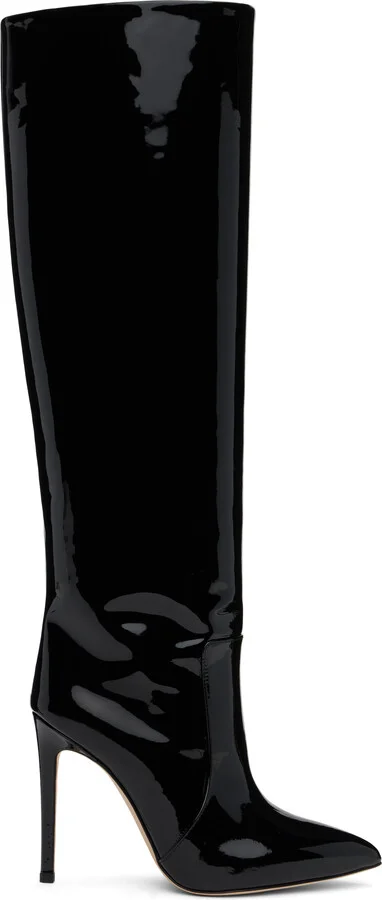 Paris Texas Black Stiletto Tall Boots