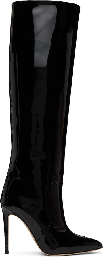 Paris Texas Black Stiletto Tall Boots