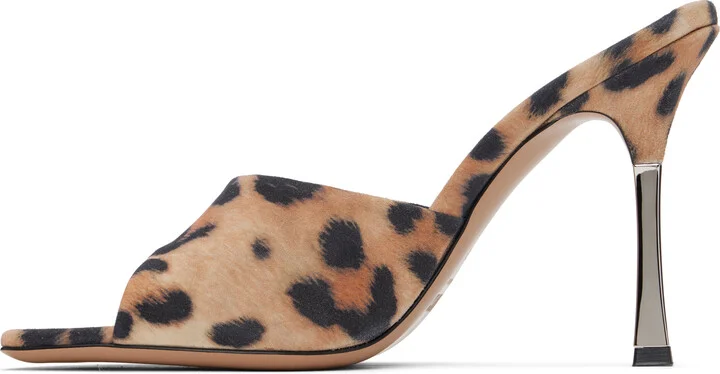 Paris Texas Black & Tan Lorena 100 Heeled Sandals - Image 3