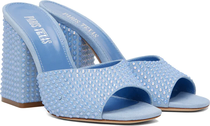 Paris Texas Blue Holly Anja Mules - Image 4