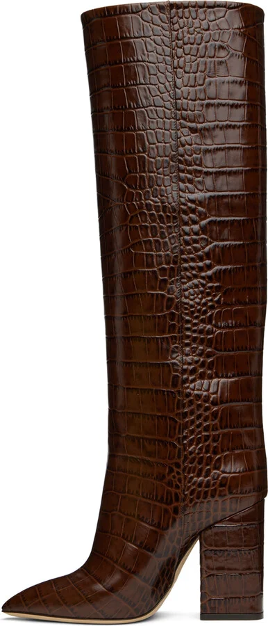 Paris Texas Brown Anja Boots - Image 3
