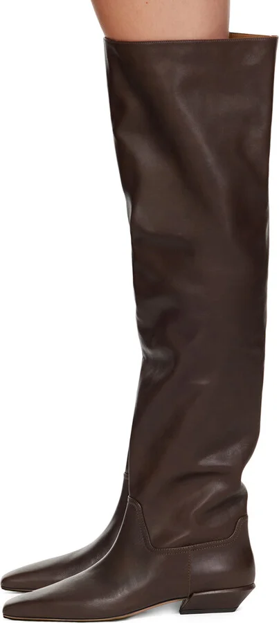 Paris Texas Brown Bettina Boots - Image 3