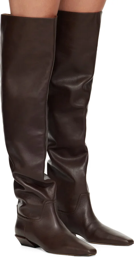 Paris Texas Brown Bettina Boots - Image 4