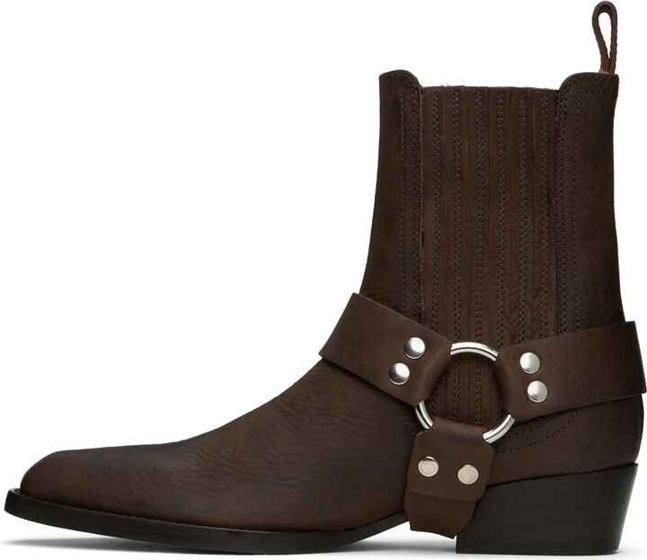 Paris Texas Brown Helena Ankle Boots - Image 3