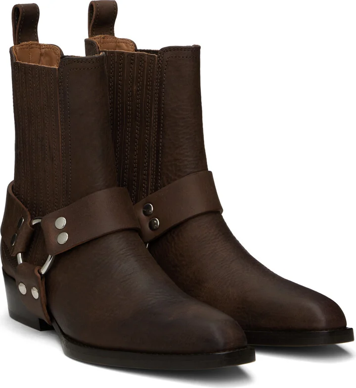 Paris Texas Brown Helena Ankle Boots - Image 4