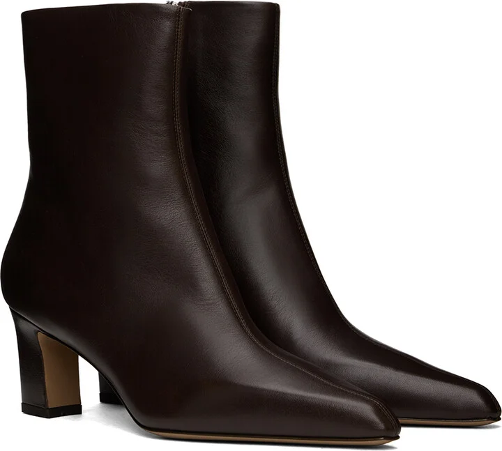 Paris Texas Brown Jude Ankle 65 Boots - Image 4