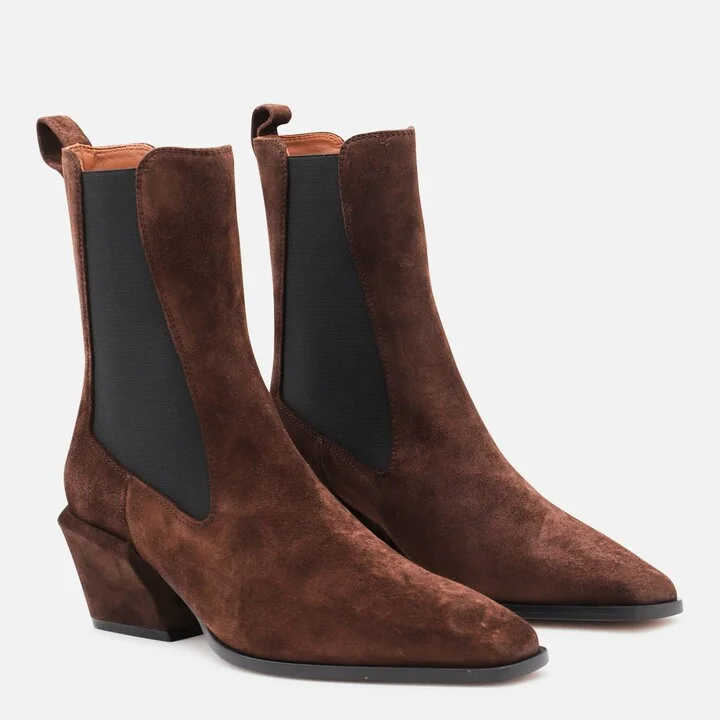 Paris Texas Brown Leather Bettina Boots - Image 2