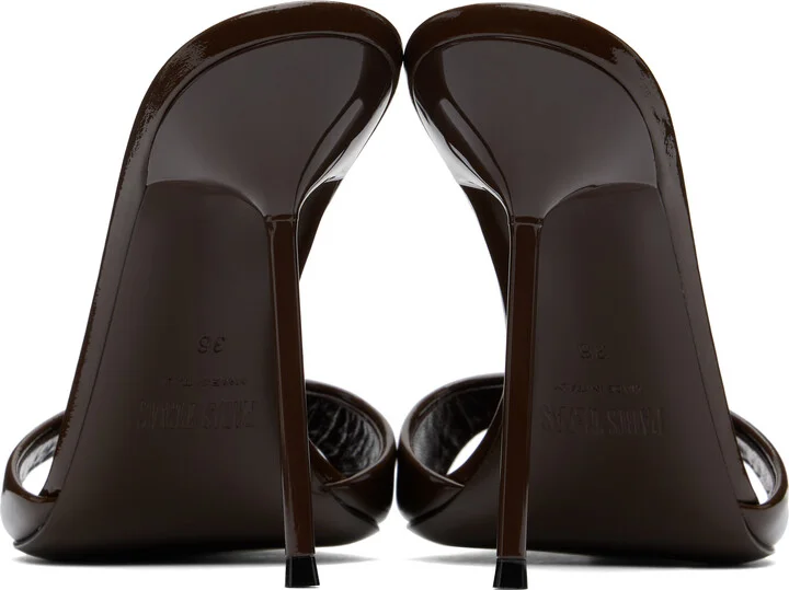 Paris Texas Brown Lidia Mules - Image 2