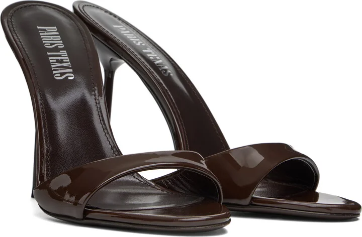 Paris Texas Brown Lidia Mules - Image 4