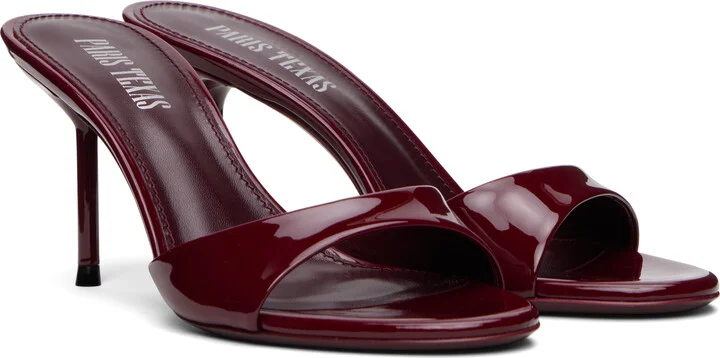 Paris Texas Burgundy Lidia 70 Mules - Image 4