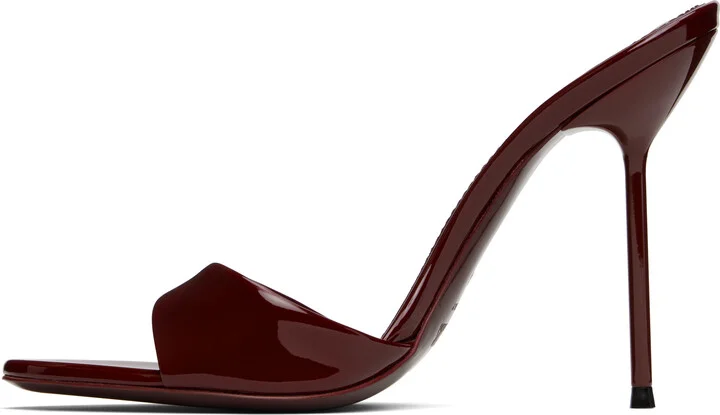 Paris Texas Burgundy Lidia Mules - Image 3