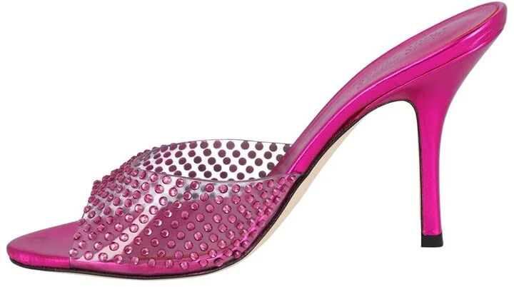 Paris Texas Croc Leather Sandal - Image 2