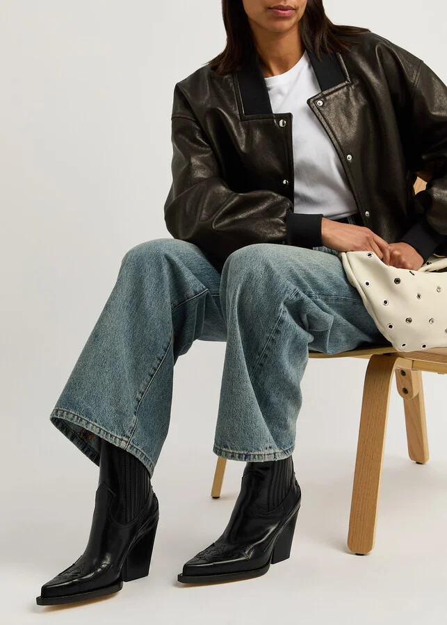 Paris Texas Dallas 100 Leather Ankle Boots - Image 4