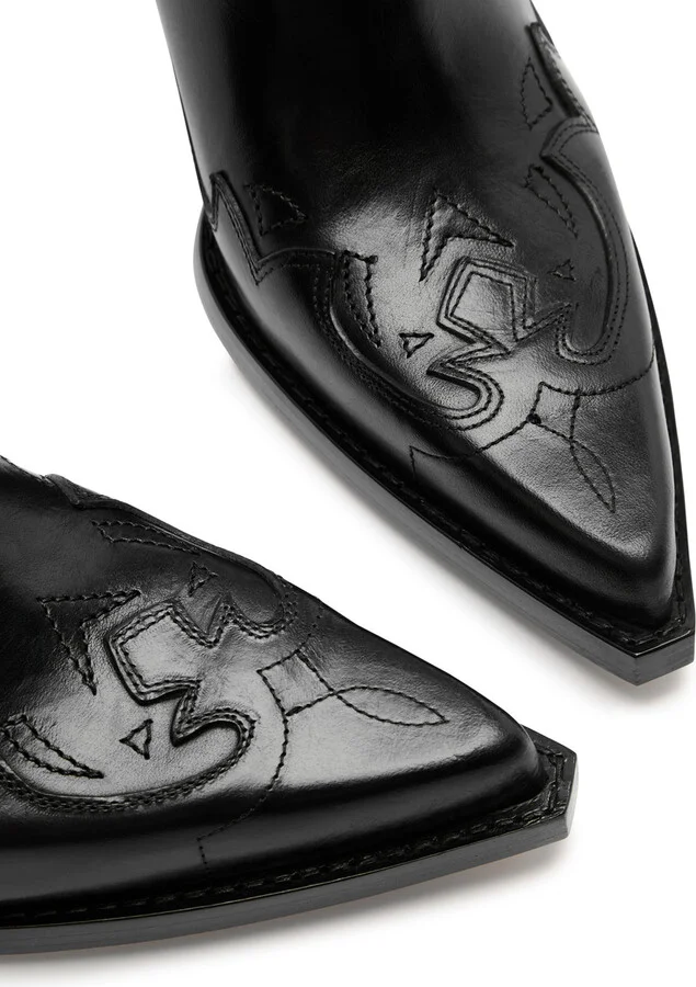 Paris Texas Dallas 100 Leather Ankle Boots - Image 5
