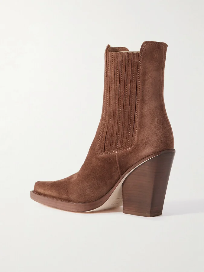 Paris Texas - Dallas Suede Ankle Boots - Brown - Image 3