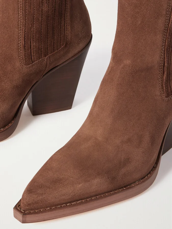 Paris Texas - Dallas Suede Ankle Boots - Brown - Image 4