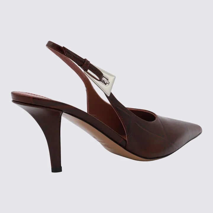 Paris Texas Dark Red Leather Pumps - Image 2