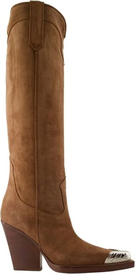 Paris Texas El Dorado Embellished Toe Boots