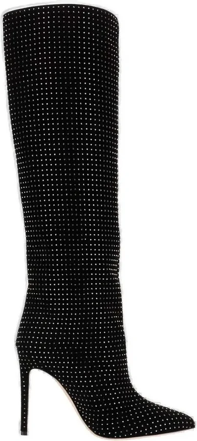Paris Texas Embellished Knee-High Boots