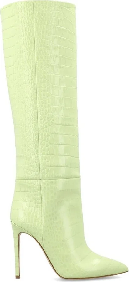 Paris Texas Embossed Knee-High Stiletto Boots