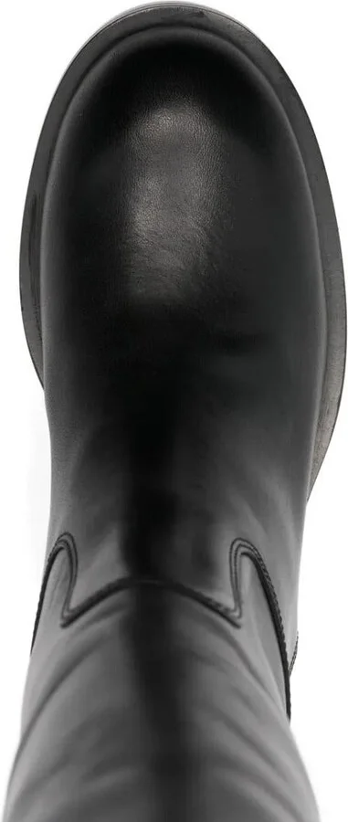 Paris Texas Flat Nappa Boots - Image 4