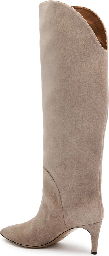 Paris Texas Gaia 60 Suede Knee-high Boots - Image 2