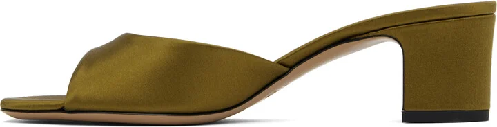 Paris Texas Green Lara Mule 50 Heeled Sandals - Image 3