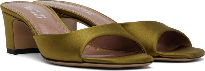 Paris Texas Green Lara Mule 50 Heeled Sandals - Image 4