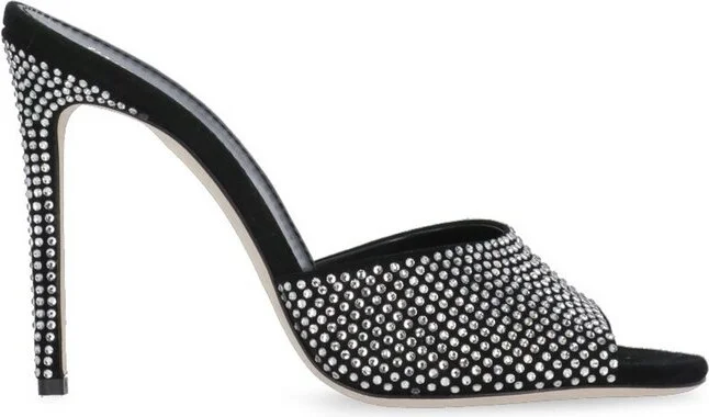 Paris Texas Holly Embellished Slip-On Mules