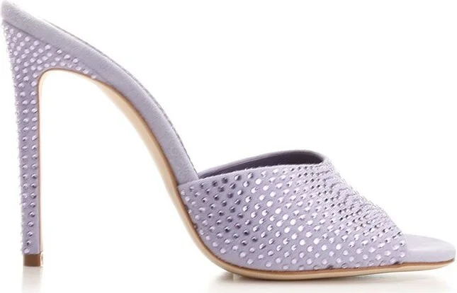 Paris Texas Holly Embellished Slip-On Mules