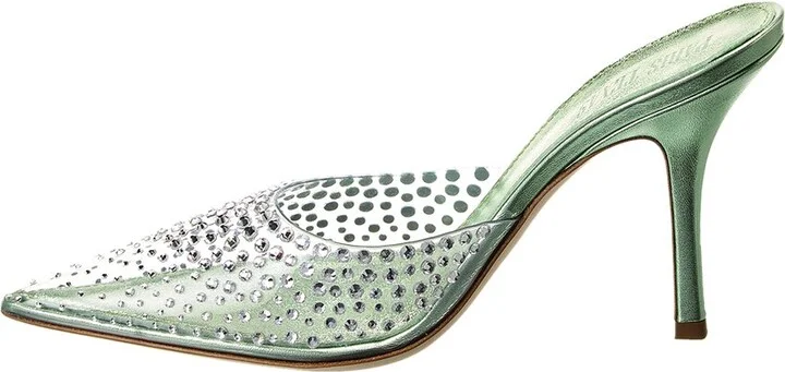 Paris Texas Holly Huda Vinyl & Leather Pump - Image 2