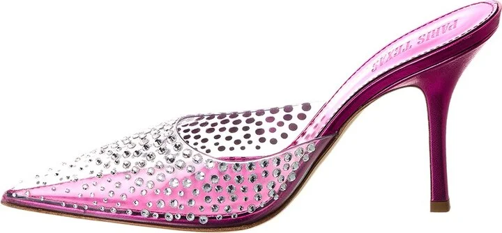 Paris Texas Holly Huda Vinyl & Leather Pump - Image 2