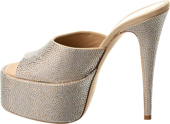Paris Texas Holly Marina Suede Platform Sandal - Image 2