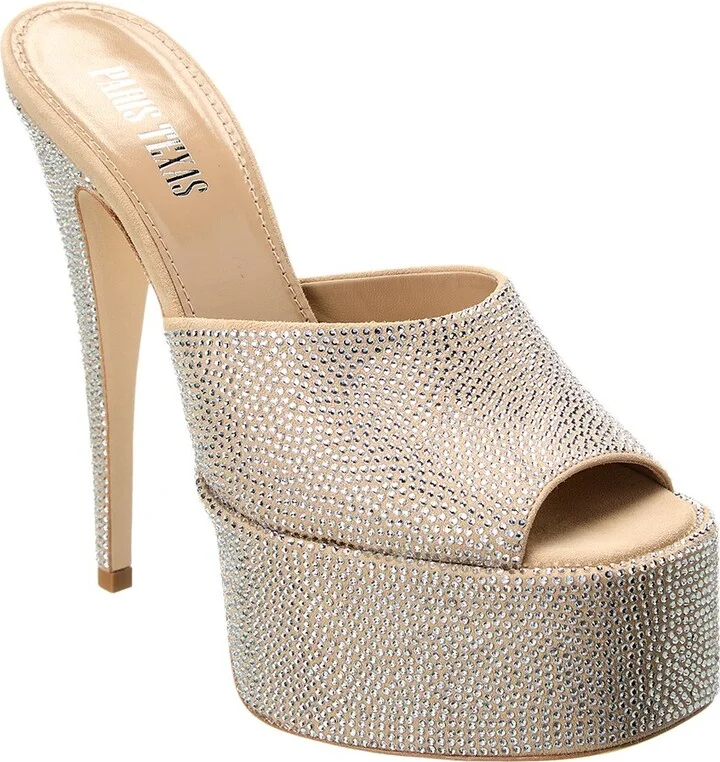 Paris Texas Holly Marina Suede Platform Sandal