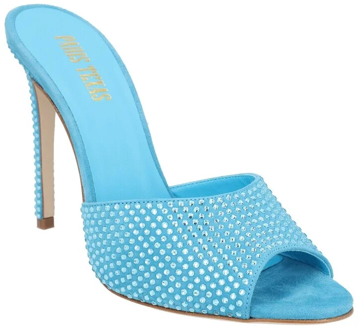 Paris Texas Holly Stiletto Leather Mule