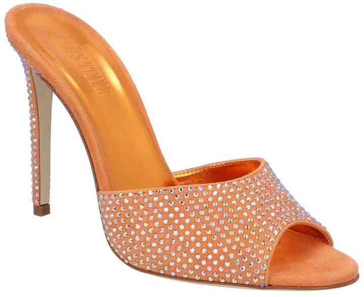 Paris Texas Holly Stiletto Leather Mule