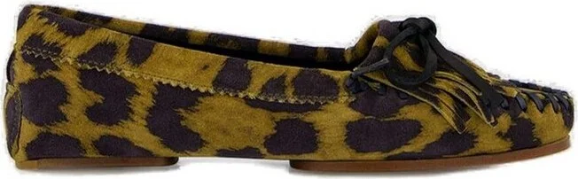 Paris Texas Indiana Leopard Printed Loafers
