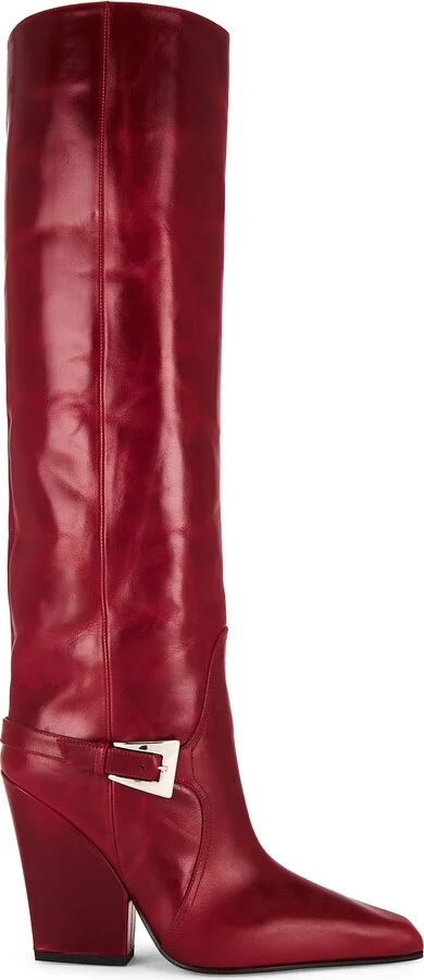Paris Texas Jane Buckle 100 Boot in Red