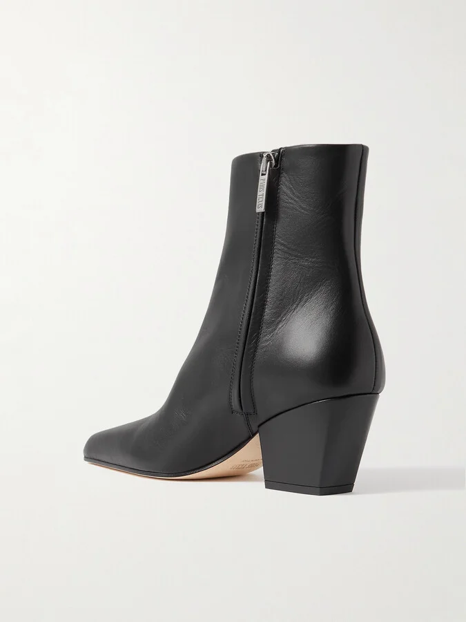 Paris Texas - Jane Leather Ankle Boots - Black - Image 3