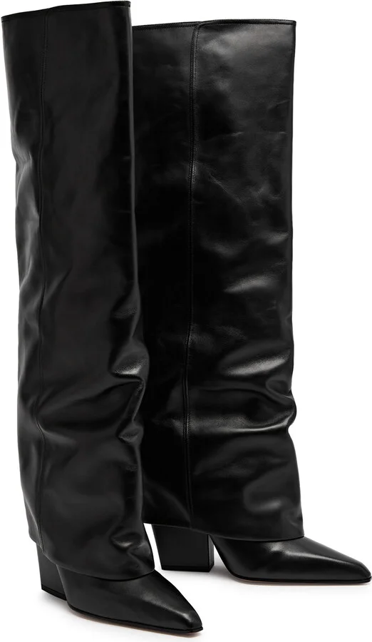 Paris Texas Jane Leather Knee-high Boots - Image 3