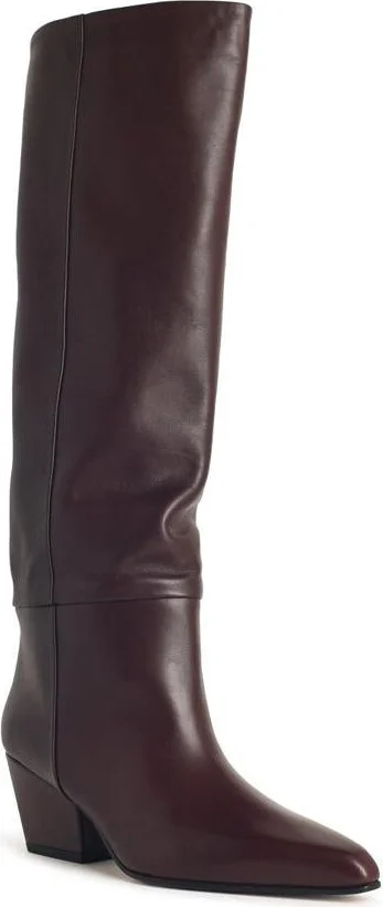 Paris Texas 'Jane' Mocha Leather Boots - Image 2