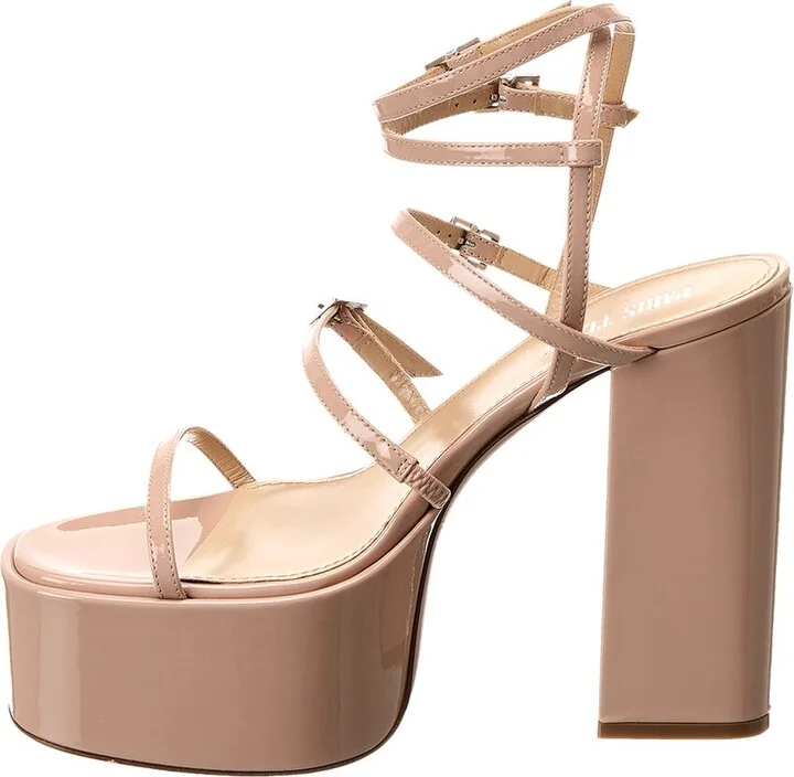 Paris Texas Jessica Patent Platform Sandal - Image 2