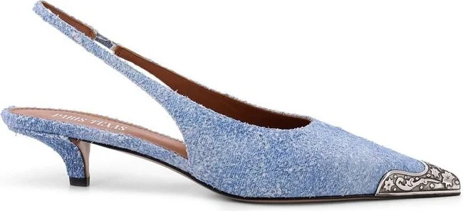 Paris Texas Jessica Western Slingback Pumps