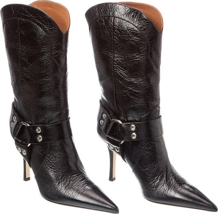 Paris Texas June Leather Boot (Authentic Pre-Loved)